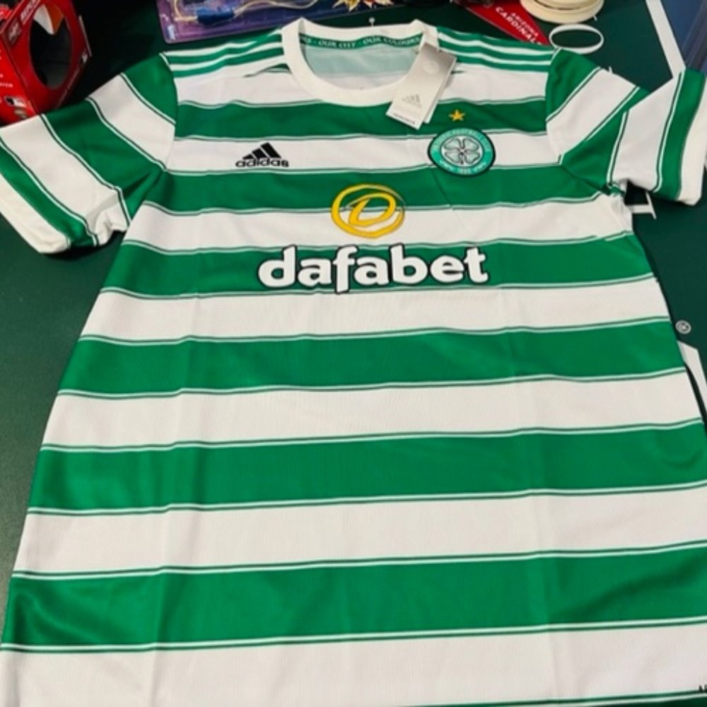 Celtic Football Club Adidas Home Celtic Primegreen Team Jersey